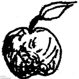 (2008-05) Grafiken Christa Jahr für Rosi Lampe - Apfel