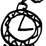 (2008-05) Grafiken Christa Jahr für Rosi Lampe - Uhr